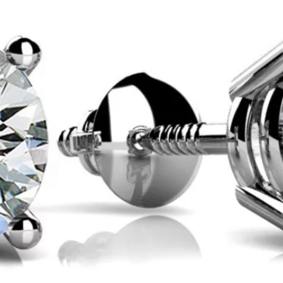 Diamond Earring Studs - Picture 2 of 4